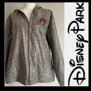 Disney Parks Women's  Minnie Mouse gray raincoat size 1X